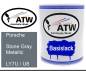 Preview: Porsche, Stone Gray Metallic, LY7U / U8: 1L Lackdose, von ATW Autoteile West.